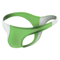 Men's Nylon Color Block Comfortable Three-dimensional Pouch Breathable Thong