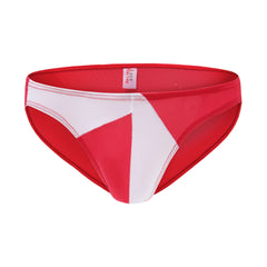 Men's Sexy Ice Silk Colorblock Briefs