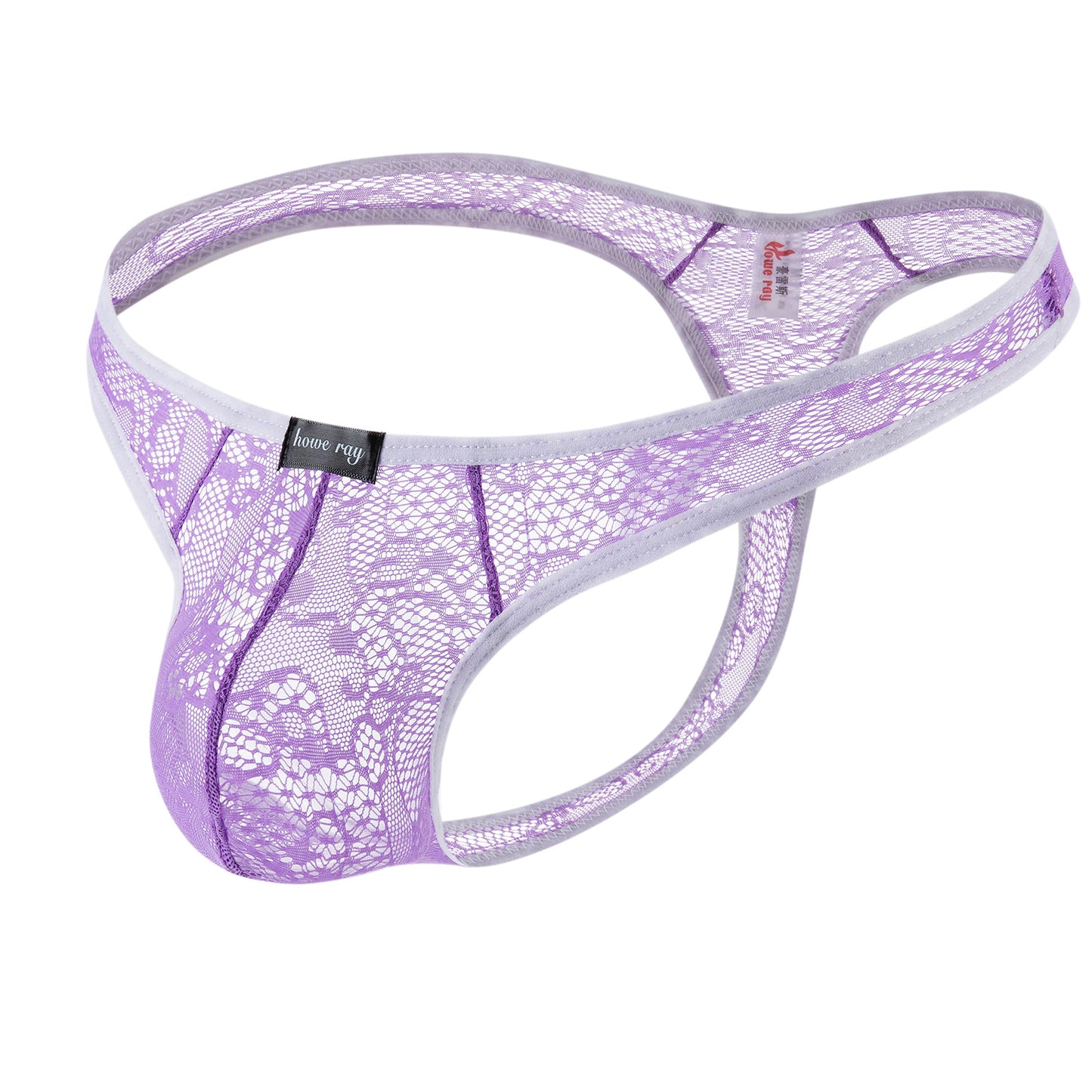 Men's Transparent Sexy Lace Thong