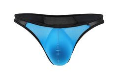Men's Ice Silk Low Waist Contrast Color Trendy Thong
