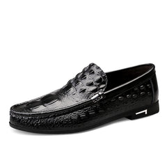 2024 New Driving Low-top Breathable Trendy Fashionable Casual Leather Shoes