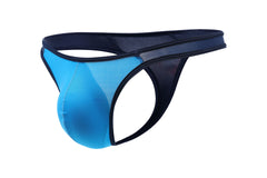 Men's Ice Silk Low Waist Contrast Color Trendy Thong