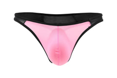 Men's Ice Silk Low Waist Contrast Color Trendy Thong