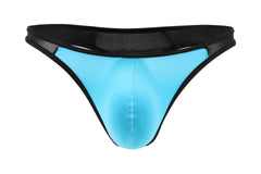 Men's Ice Silk Low Waist Contrast Color Trendy Thong