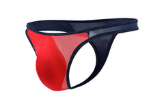 Men's Ice Silk Low Waist Contrast Color Trendy Thong