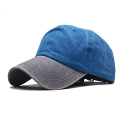Men's Pure Cotton Patchwork Baseball Cap