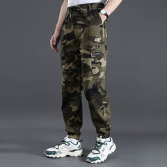 Men's Loose Elastic Casual Sports Camouflage Overalls