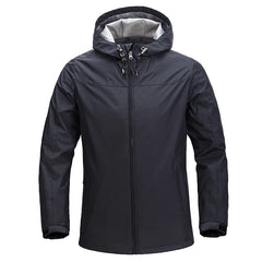 Men's Casual Windproof and Rainproof Outdoor Sports Hooded Jacket