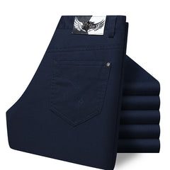 New pure cotton skin-friendly straight men's trousers