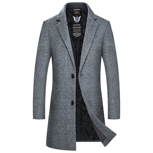 Men's Thick Wool Coat