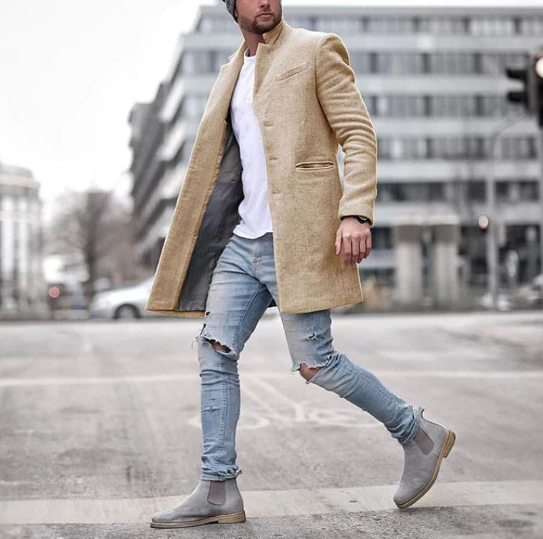 Men's Winter Fashion Windbreaker Jacket