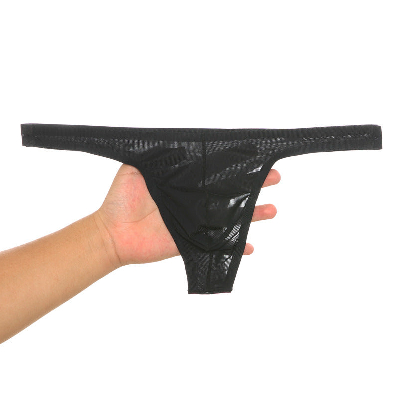 Men's Japanese Style Simple Transparent Breathable Thong