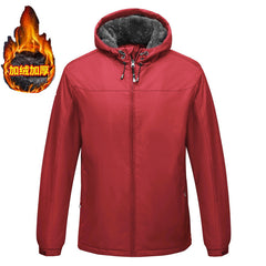 Men's Casual Plus Velvet Thickened Jacket