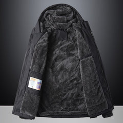 Men's Casual Plus Velvet Thickened Jacket