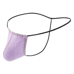Men's Sexy Stretch Breathable Low Waist Thin Strap Thong