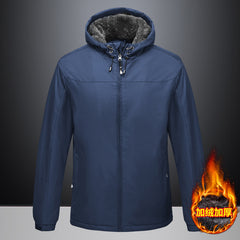 Men's Casual Plus Velvet Thickened Jacket