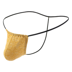 Men's Sexy Stretch Breathable Low Waist Thin Strap Thong
