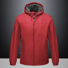 Men's Casual Plus Velvet Thickened Jacket