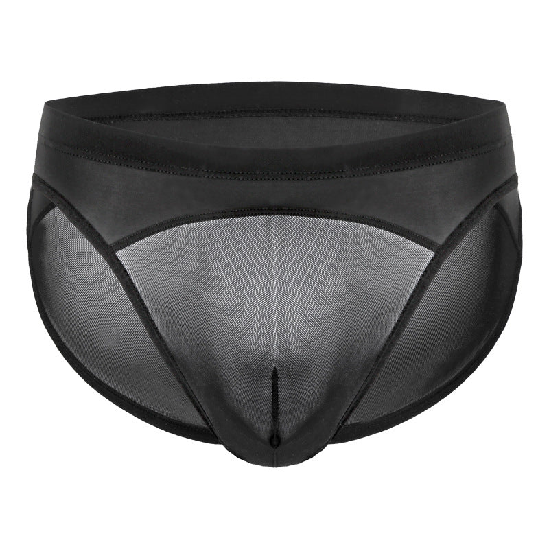 Men's Mesh High Elasticity Low Waist Breathable Briefs