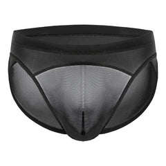 Men's Mesh High Elasticity Low Waist Breathable Briefs