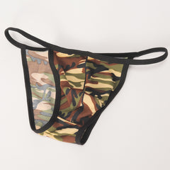 Sexy camouflage cotton low waist briefs