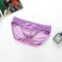Men's Mesh High Elasticity Low Waist Breathable Briefs