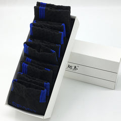 5 PCS Men's Sweat-absorbent Breathable Casual Trendy Letter Sports Socks