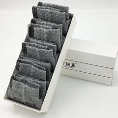 5 PCS Men's Sweat-absorbent Breathable Casual Trendy Letter Sports Socks