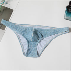 Men's New Ice Silk Quick-drying Breathable Printed Briefs