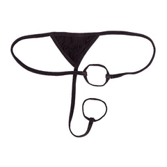 Men's Low Waist Sexy Ice Silk Skin-friendly Breathable Thong