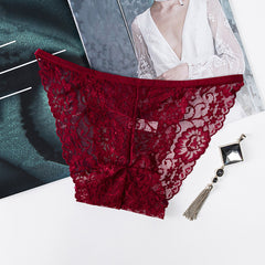 Sexy Lace Low Waist Briefs