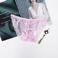 Sexy Lace Low Waist Briefs