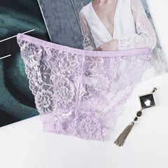 Sexy Lace Low Waist Briefs