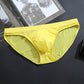 Men's Large Size Transparent Ultra-thin Comfortable Skin-friendly Briefs