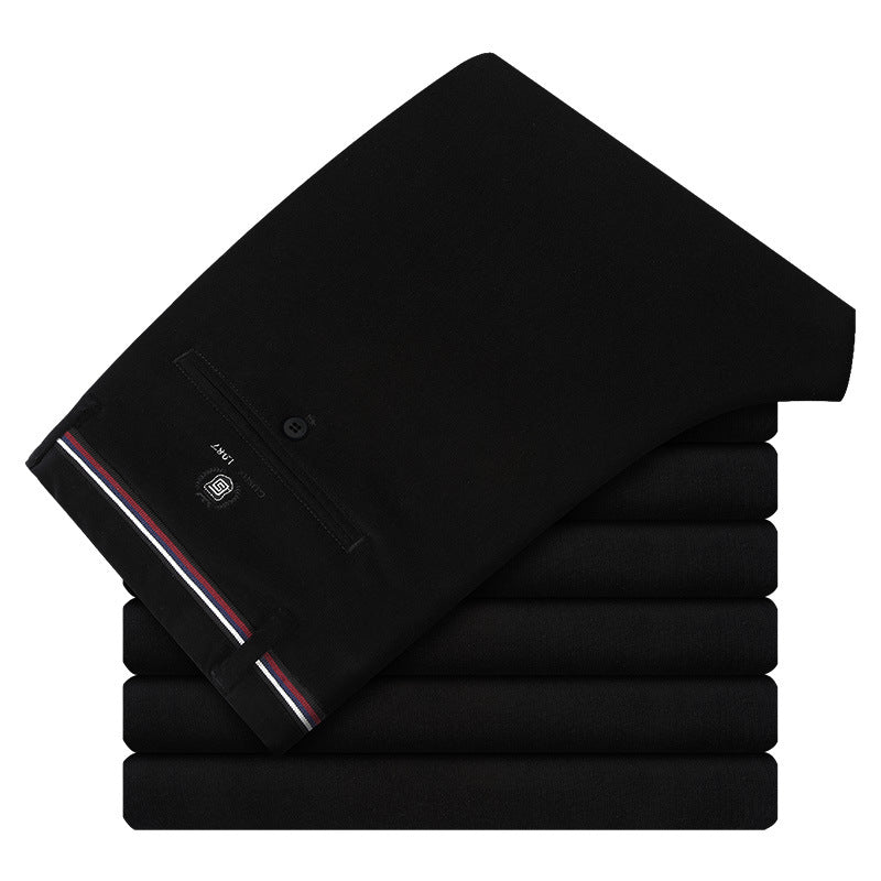 Men's Velvet Thickened Corduroy Business Slim Trousers
