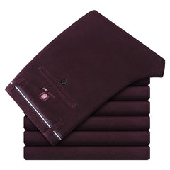 Men's Velvet Thickened Corduroy Business Slim Trousers