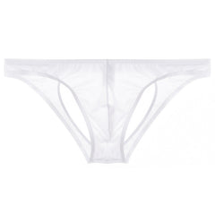 Men's Transparent Low Waist Sexy Mesh Briefs