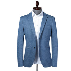 Men's Knitted Stretch Slim Fit Casual Blazer