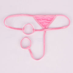 Men's Low Waist Sexy Ice Silk Skin-friendly Breathable Thong