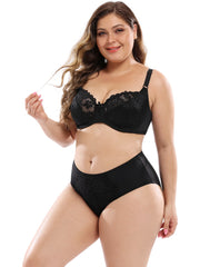 Ultra-thin lace plus size bra cover