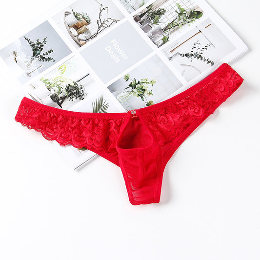 Sexy Lace Transparent Thong