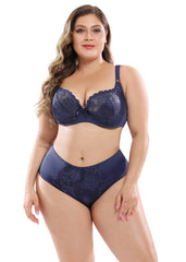 Ultra-thin lace plus size bra cover
