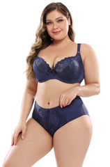 Ultra-thin lace plus size bra cover