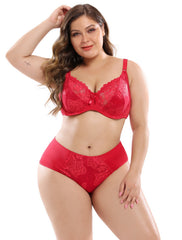 Ultra-thin lace plus size bra cover