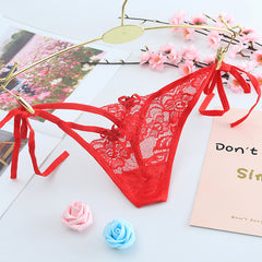 Low Waist Sexy Lace Transparent Thong