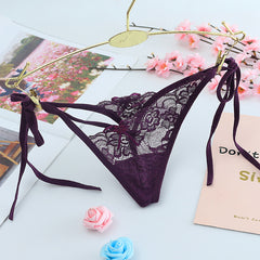 Low Waist Sexy Lace Transparent Thong
