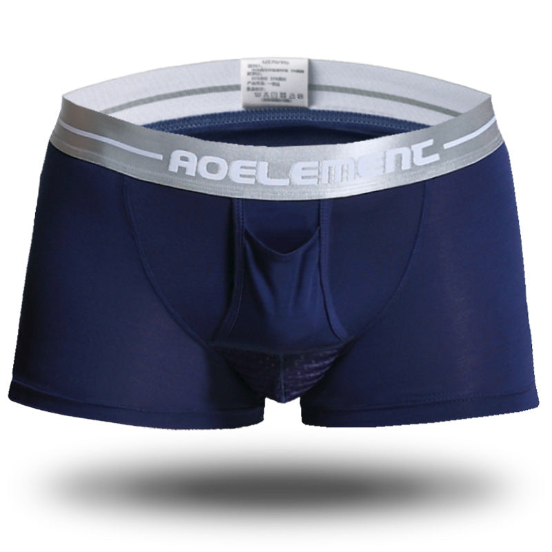 Men's Ice Silk Antibacterial Breathable Boxer Briefs【Buy 1 get 3 Free】