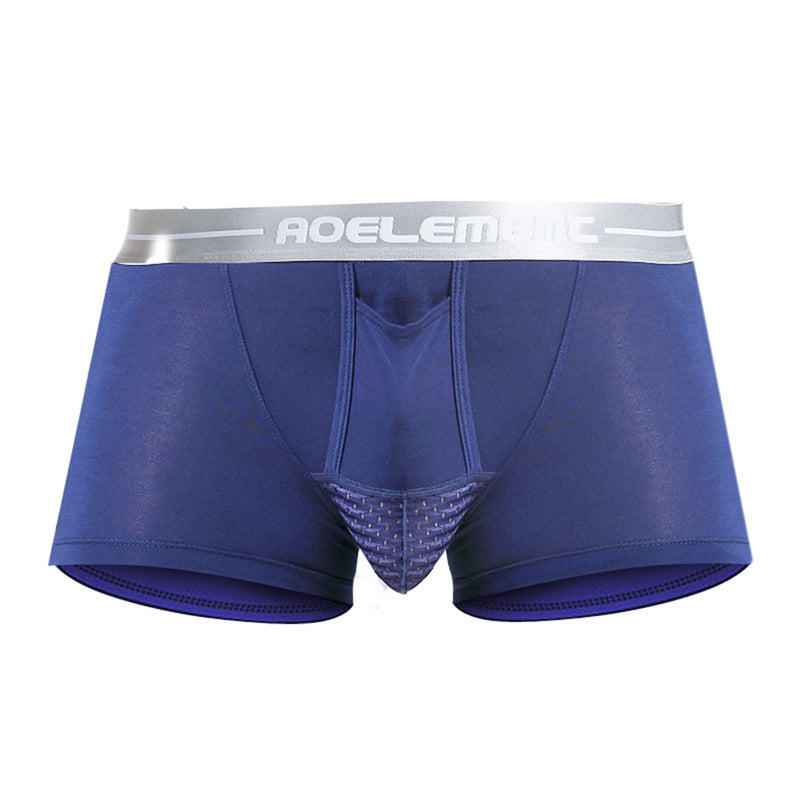 Men's Ice Silk Antibacterial Breathable Boxer Briefs【Buy 1 get 3 Free】