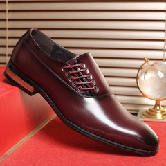 Men's Stylish Business Formal Large Size Leather Shoes