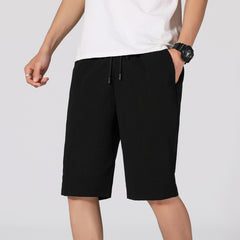 Men's Ice Silk Casual Loose Sports Quick-drying Shorts